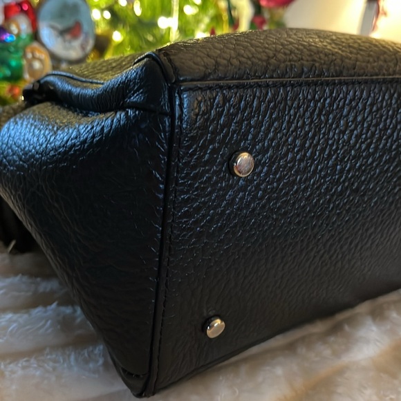 Kate Spade Southport Avenue Lydia EUC black pebbled leather satchel - Picture 8 of 15